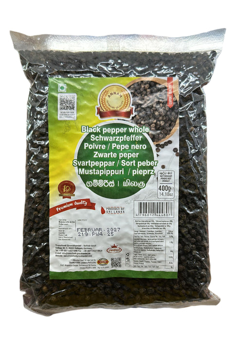 Annam Black Pepper Whole 400g