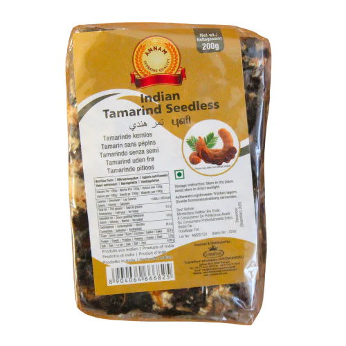 Annam Indian Tamarind Seedless 200g