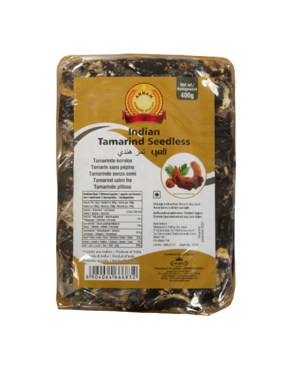 Annam Indian Tamarind Seedless 400g