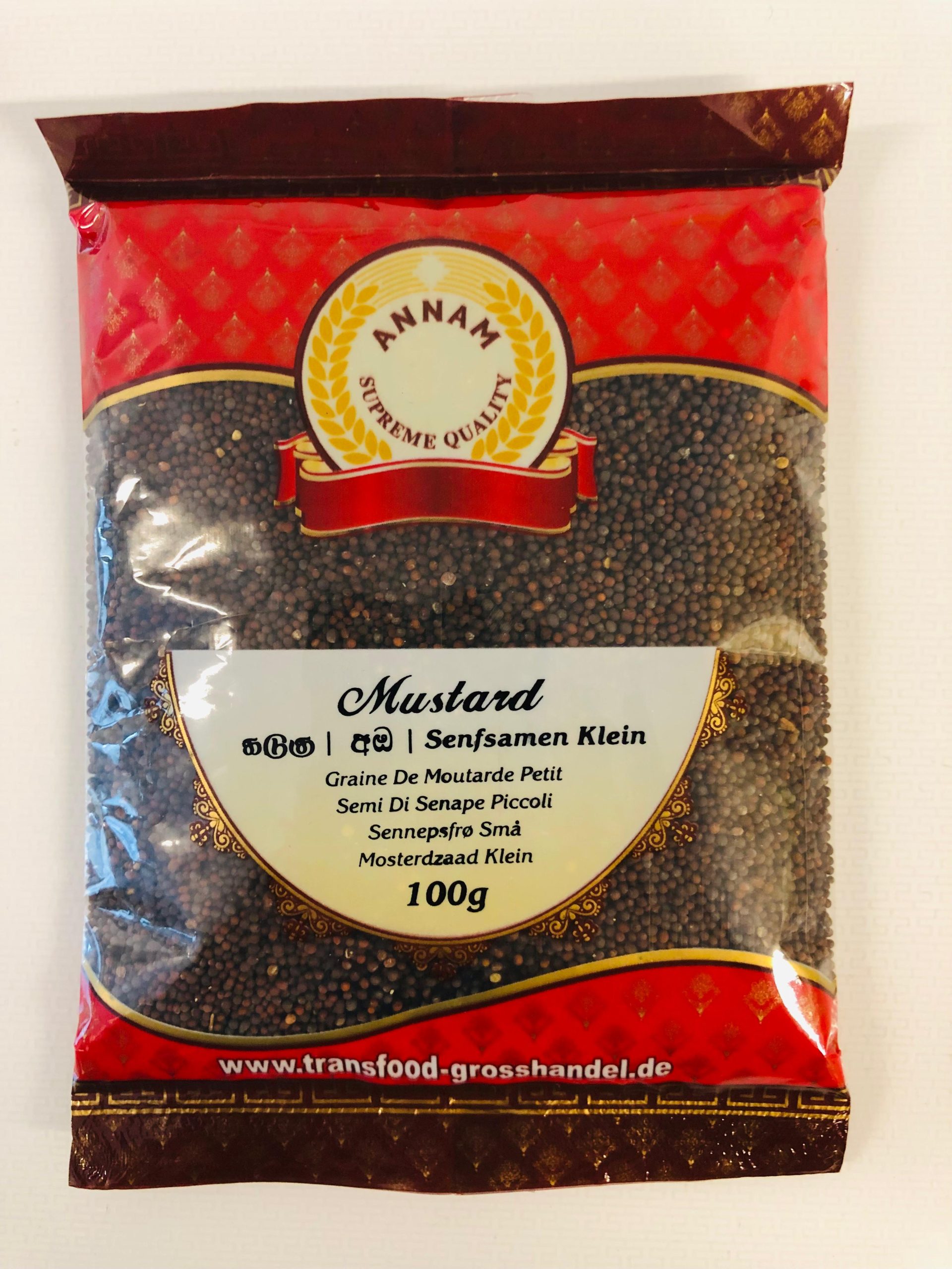 Annam Mustard Seeds Brown 100g