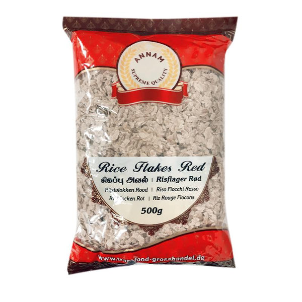 Annam Rice Flakes Red 500g