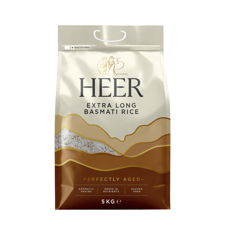 Heer Extra Long Grain Basmati Rice 10kg