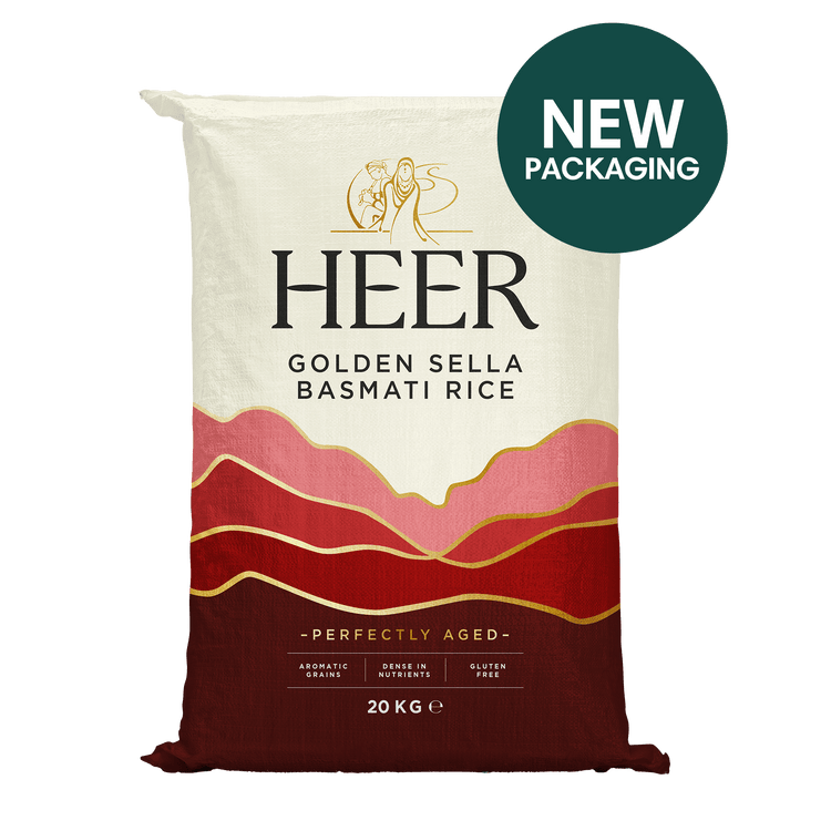 Heer Golden sella basmati rice (parboiled) 20kg