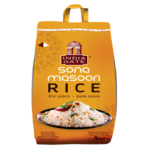 India Gate Sona Masoori Rice 5kg