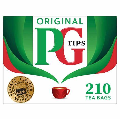 PG Tips Tea Bags 210 Pack 609g