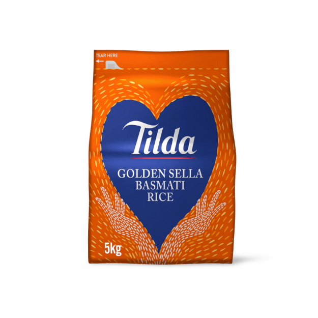 Tilda Golden Sella Basmati Rice 5kg